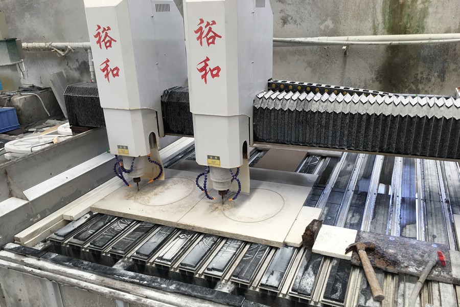水槽盆孔臺(tái)面板加工